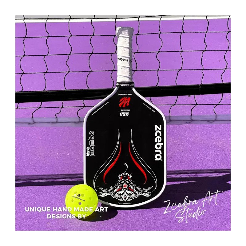 Zcebra Raquette Pickleball Black Mamba