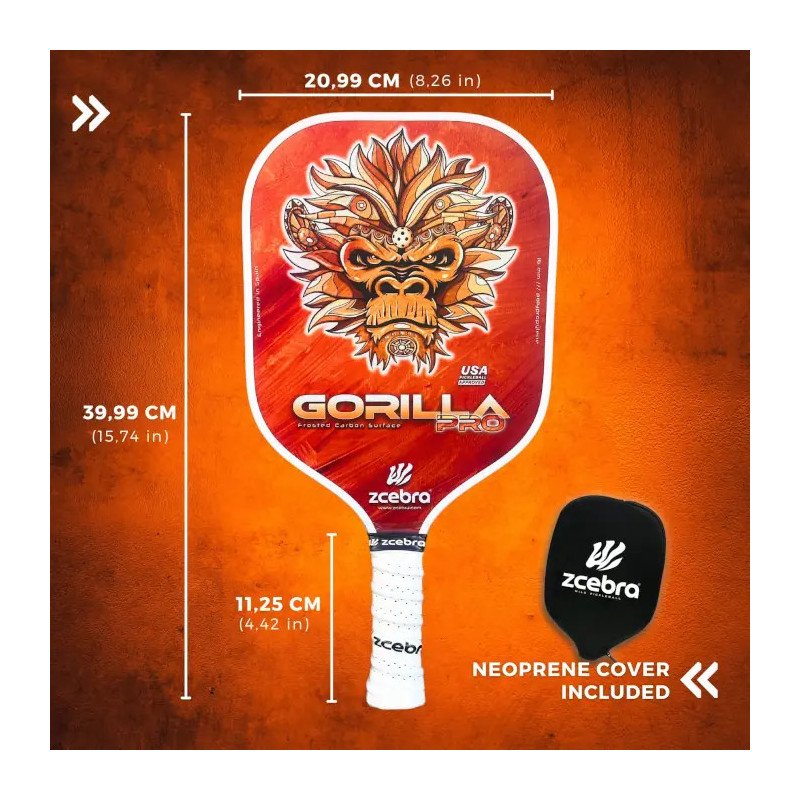 Zcebra Raquette Pickleball Gorilla Pro