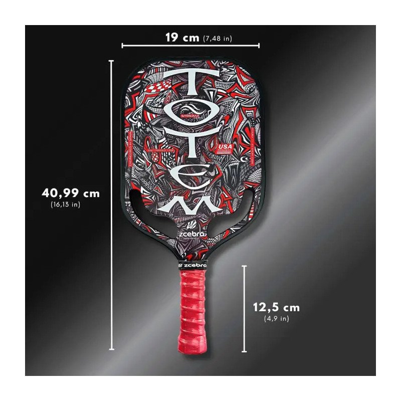 Zcebra Raquette Pickleball Totem