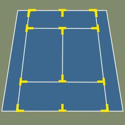 Kit de marquage Pickleball